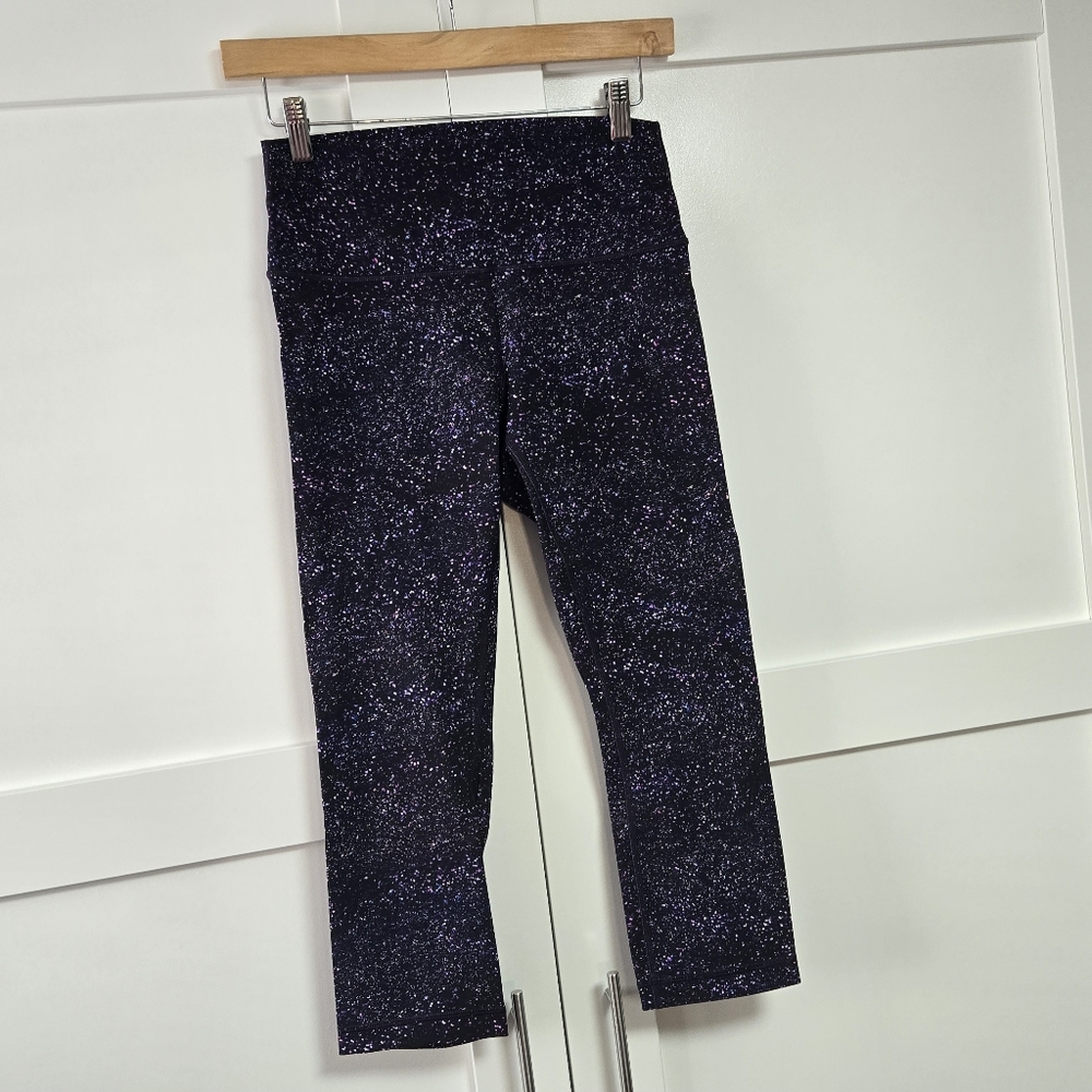 NEW Lululemon Galaxy Print Cropped Leggings (8)